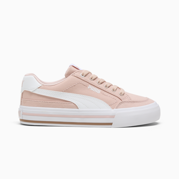Tenis Court Classic Vulc para mujer, Rose Quartz-PUMA White, large-MEX