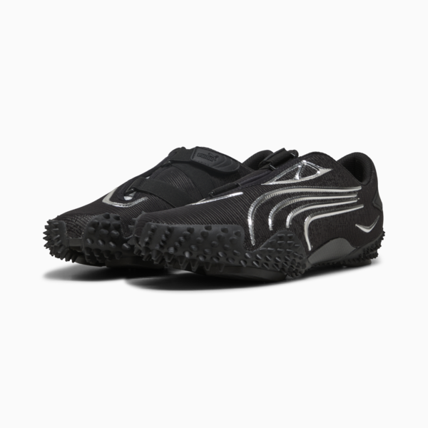 Mostro Metallic Sneakers Unisex, PUMA Black-PUMA Silver, large-ZAF