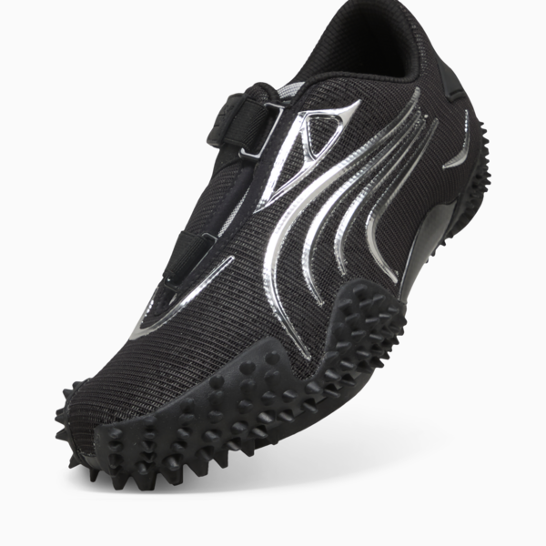 Mostro Metallic Sneakers Unisex, PUMA Black-PUMA Silver, large-ZAF