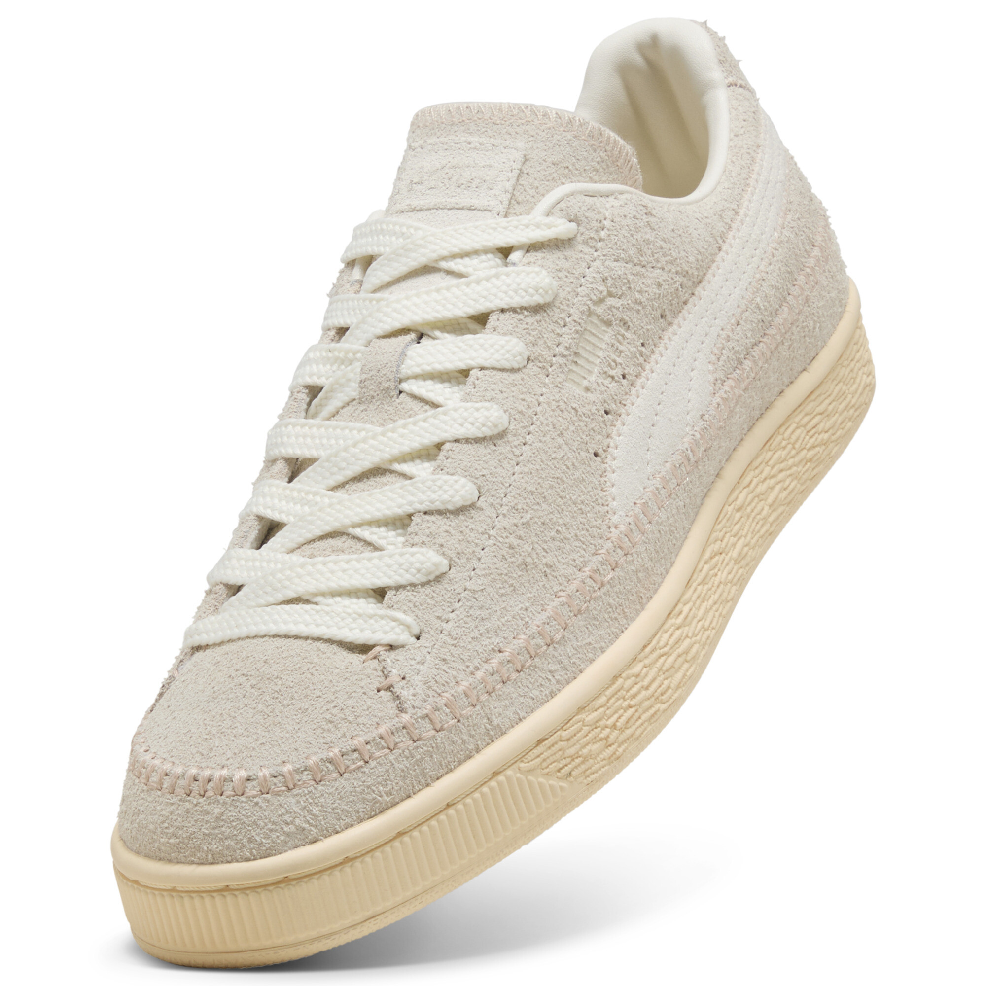 PUMA Suède Mocassin uniseks sneakers, Wit, Maat 36 thumbnail 2