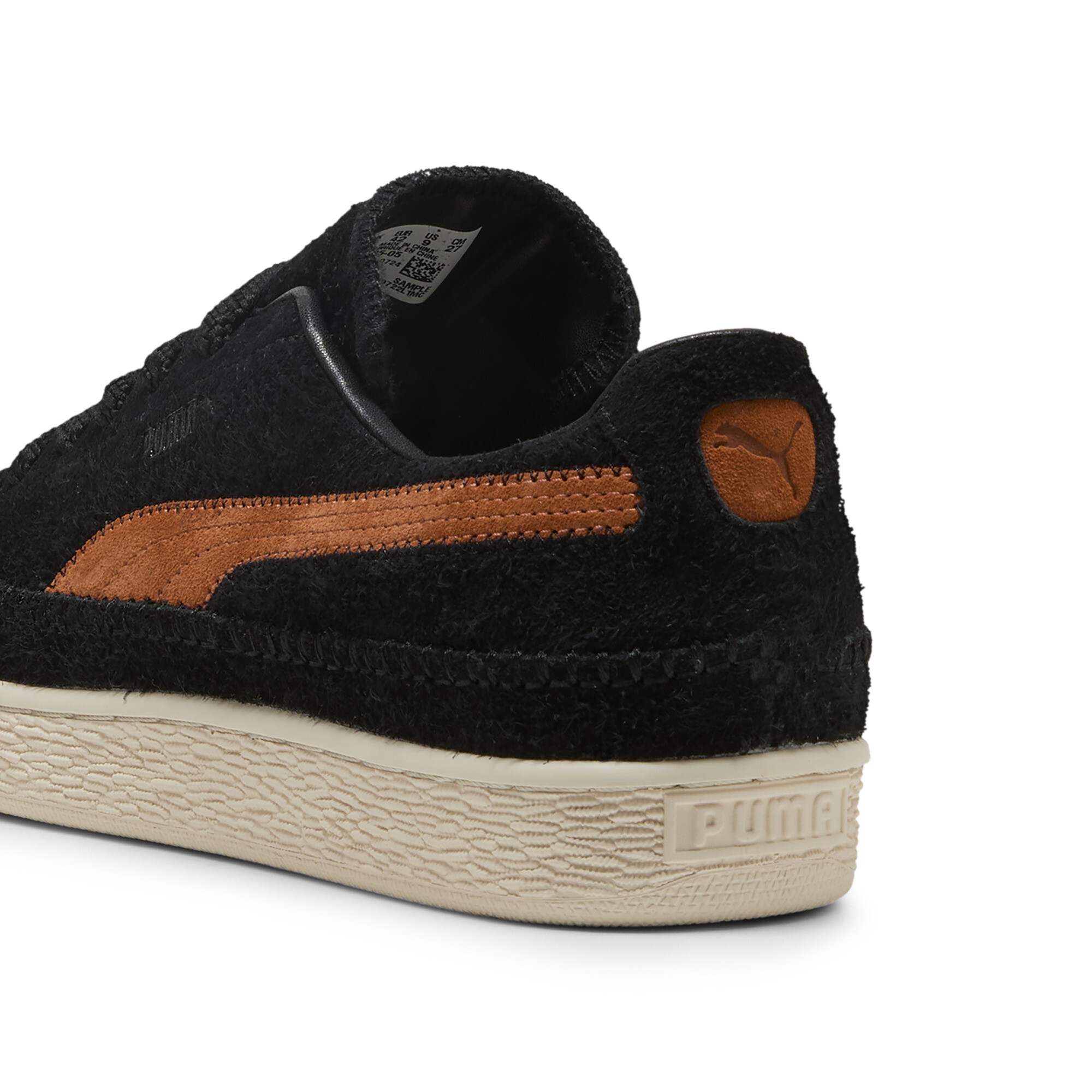 PUMA Suède Mocassin uniseks sneakers, Zwart, Maat 36 thumbnail 5