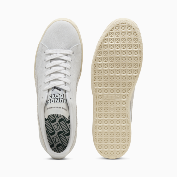 Clyde Laundry Boys II Sneakers Unisex, PUMA White-Frosted Ivory, large-MEX