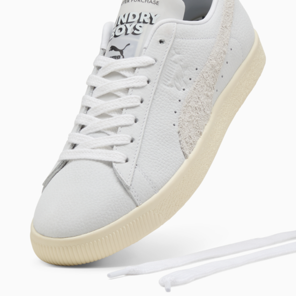 Clyde Laundry Boys II Sneakers Unisex, PUMA White-Frosted Ivory, large-ZAF