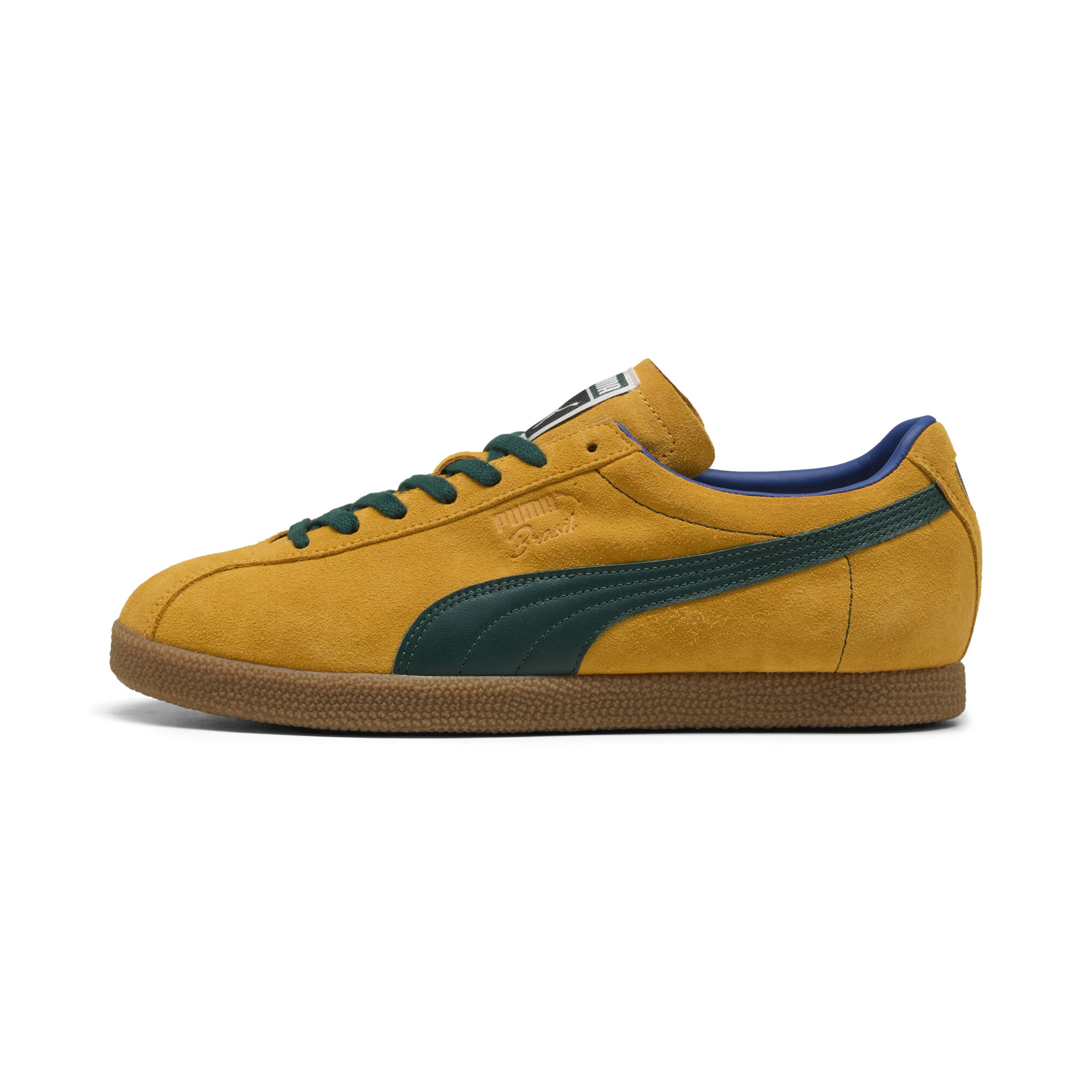 Puma Brasil Sneakers Unisex Schuhe | Mit Plain | Tangerine/Dark Myrtle | Größe: 40.5