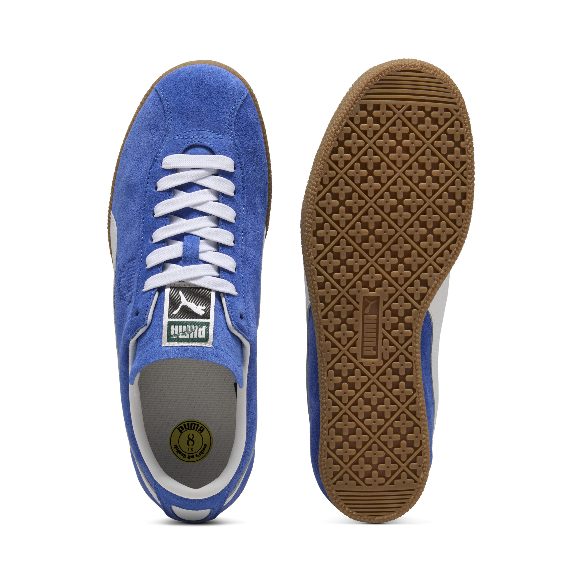 PUMA Brasil uniseks sneakers, Blauw/Wit, Maat 46 thumbnail 4