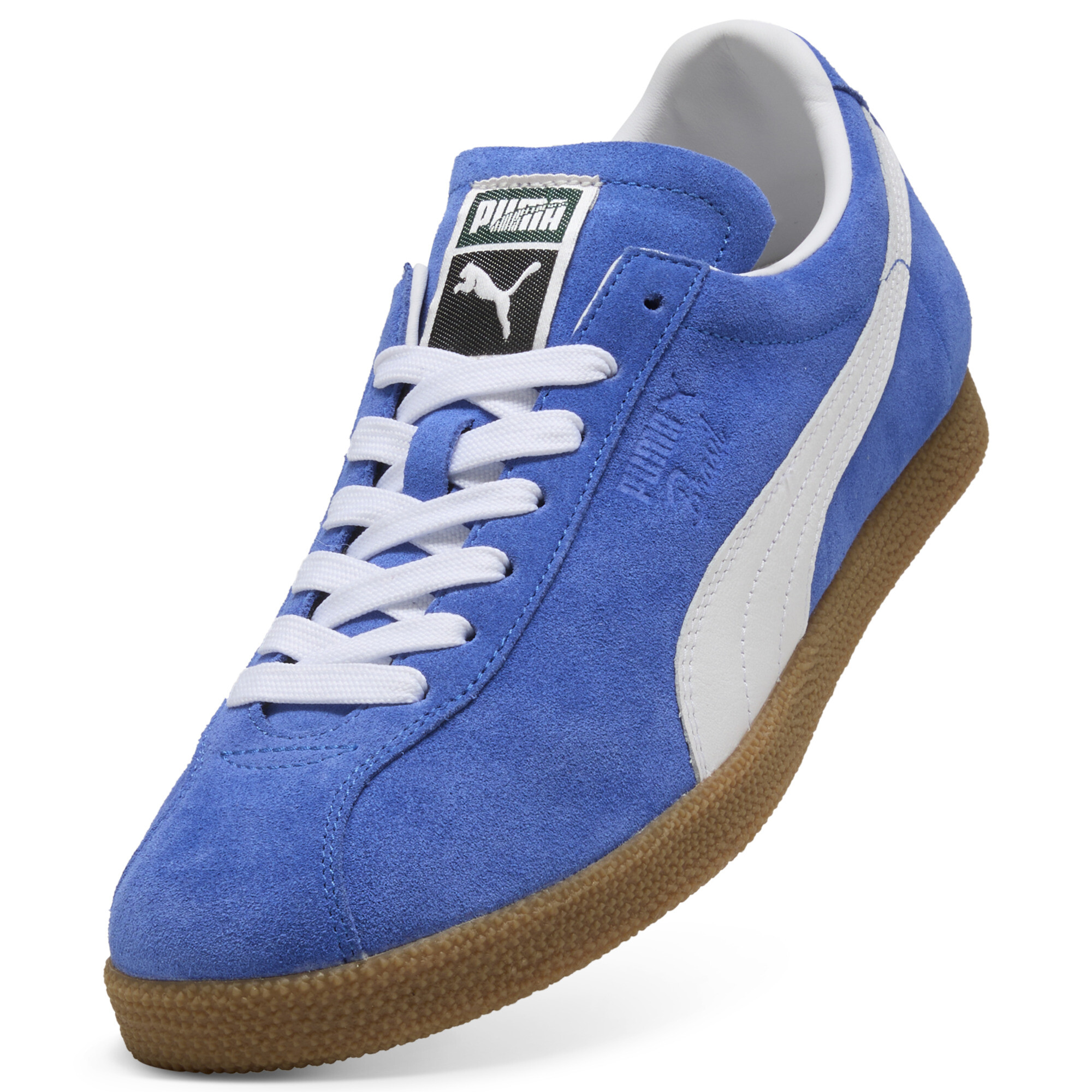PUMA Brasil uniseks sneakers, Blauw/Wit, Maat 46 thumbnail 2