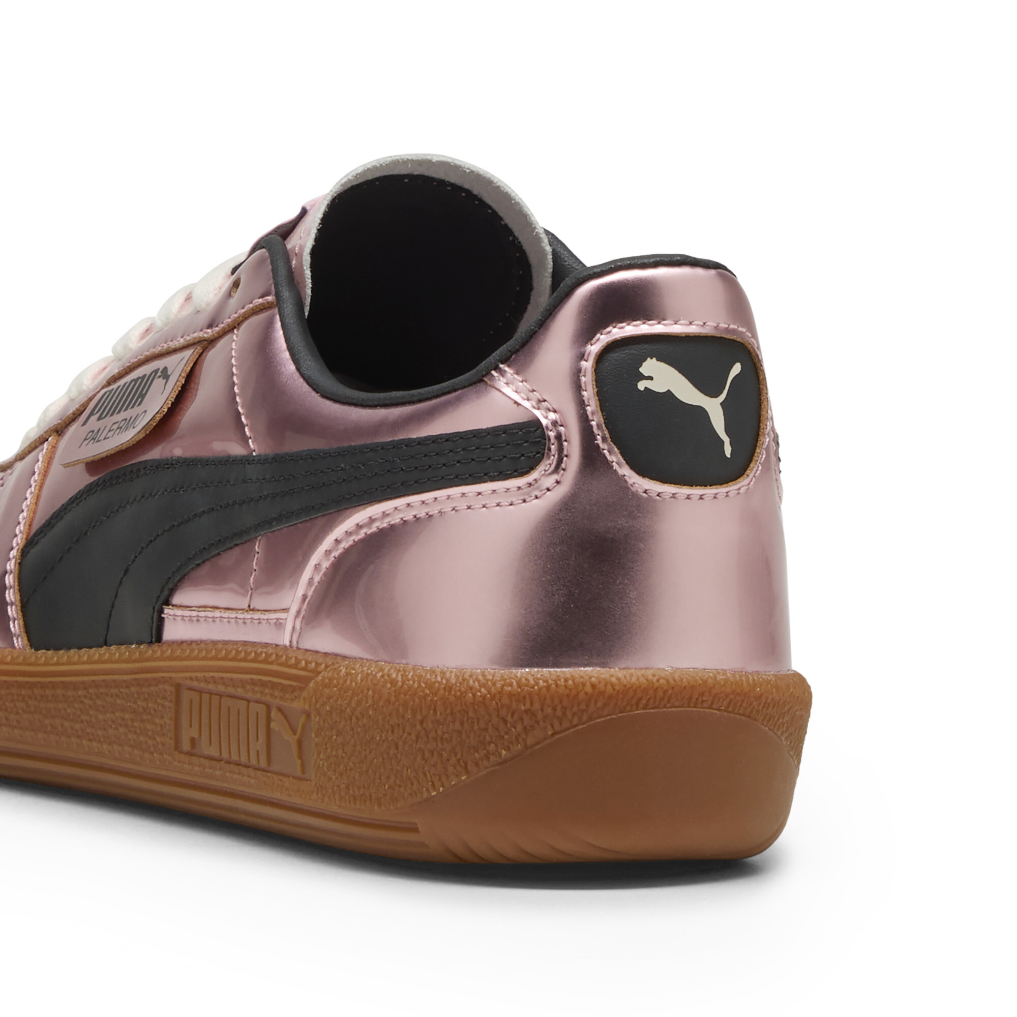 Kids' PUMA X PALERMO F. C. Metallic Palermo Sneakers Unisex In Pink, Size EU 44