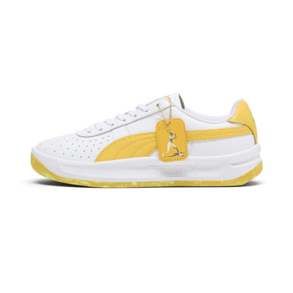 Puma Play Loud Gv Special Sneakers In White-sunny Yellow-lime Pow