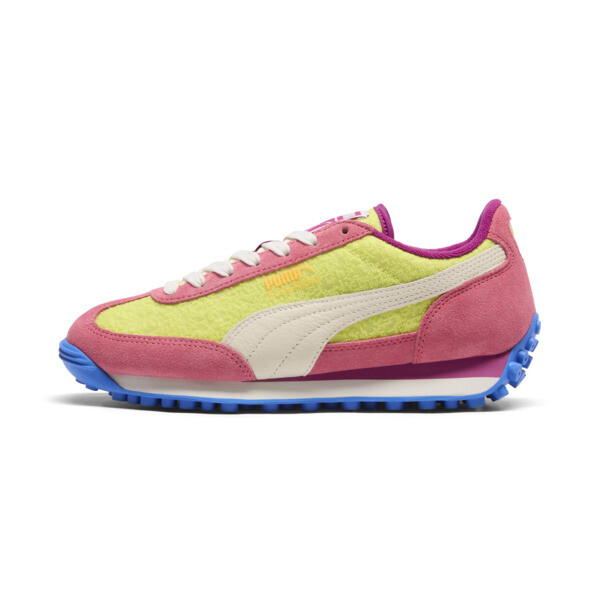 PUMA Easy Rider Brights Women's Sneakers in Lime Sheen/Sunset Glow/Frosted Almond - 401087_01