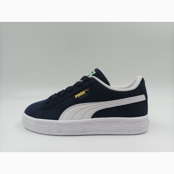 Zapatillas Suede Classic para niños, PUMA Navy-PUMA White, large-ARG