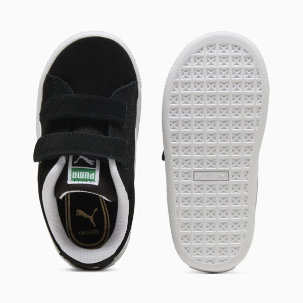 Zapatillas Suede Classic para bebes, PUMA Black-PUMA White, large-ARG