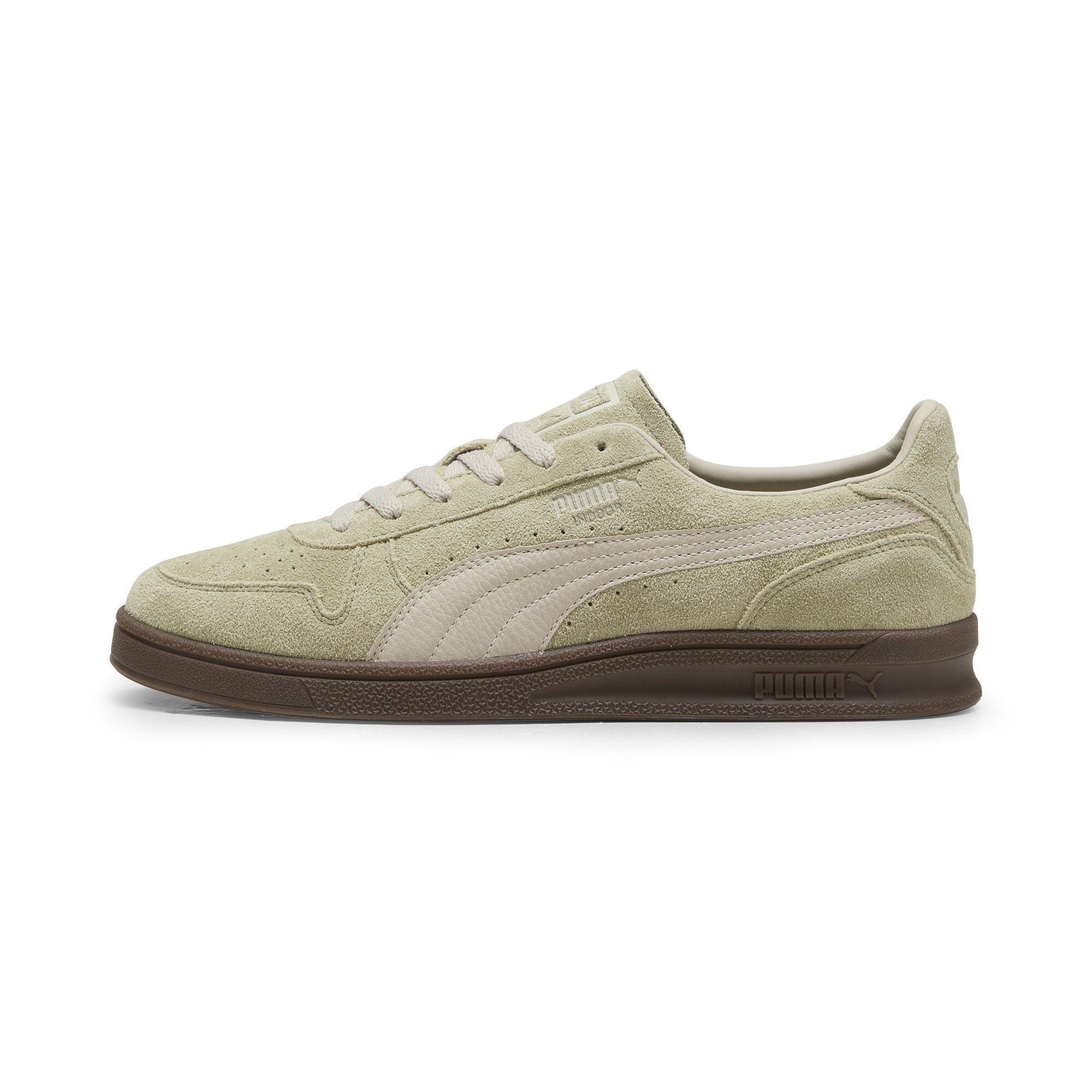 Puma Indoor Soft Sneakers Schuhe | Mit Plain | Calming Green/Desert Dust | Größe: 48