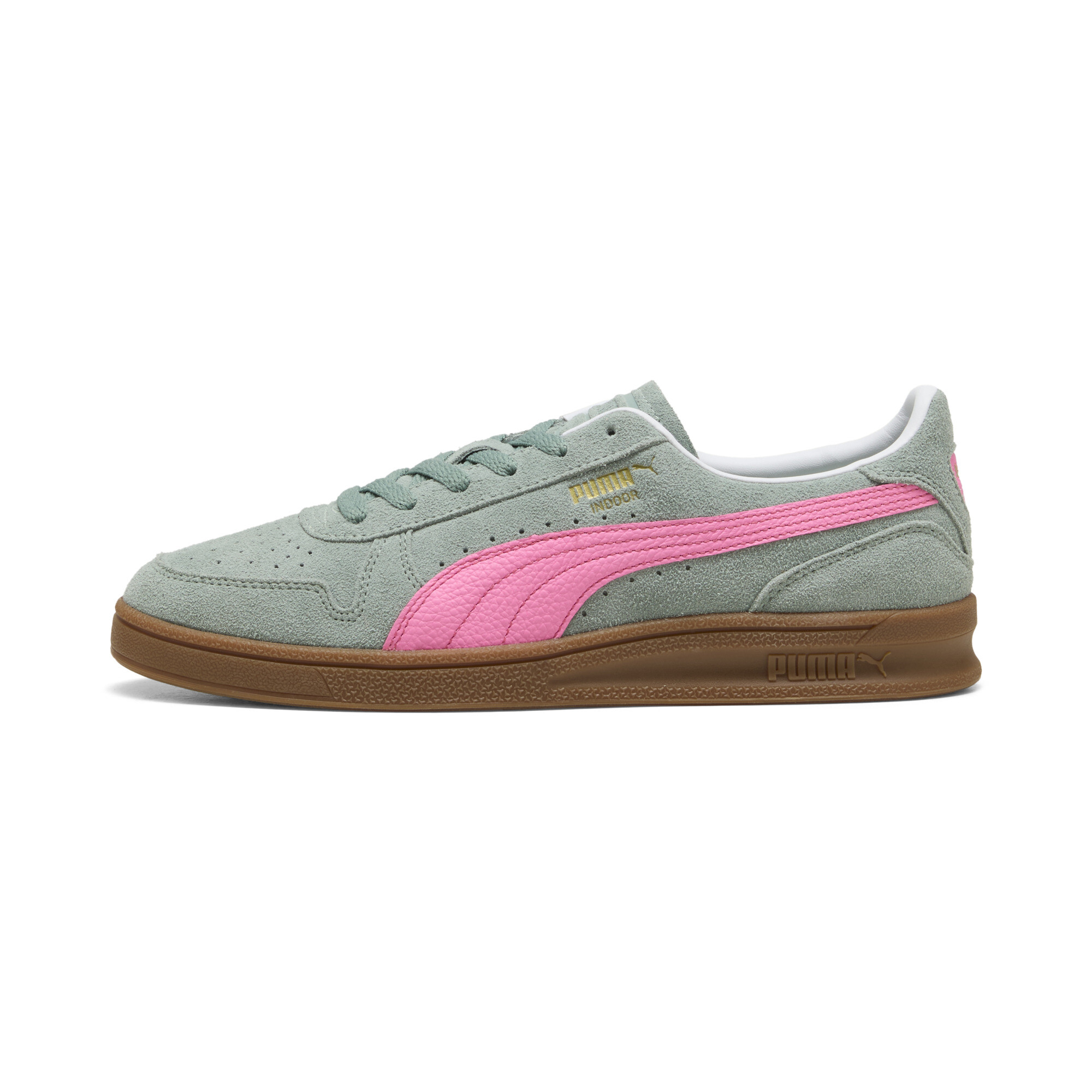 PUMA Indoor Soft Sneakers in Green - 401136_06