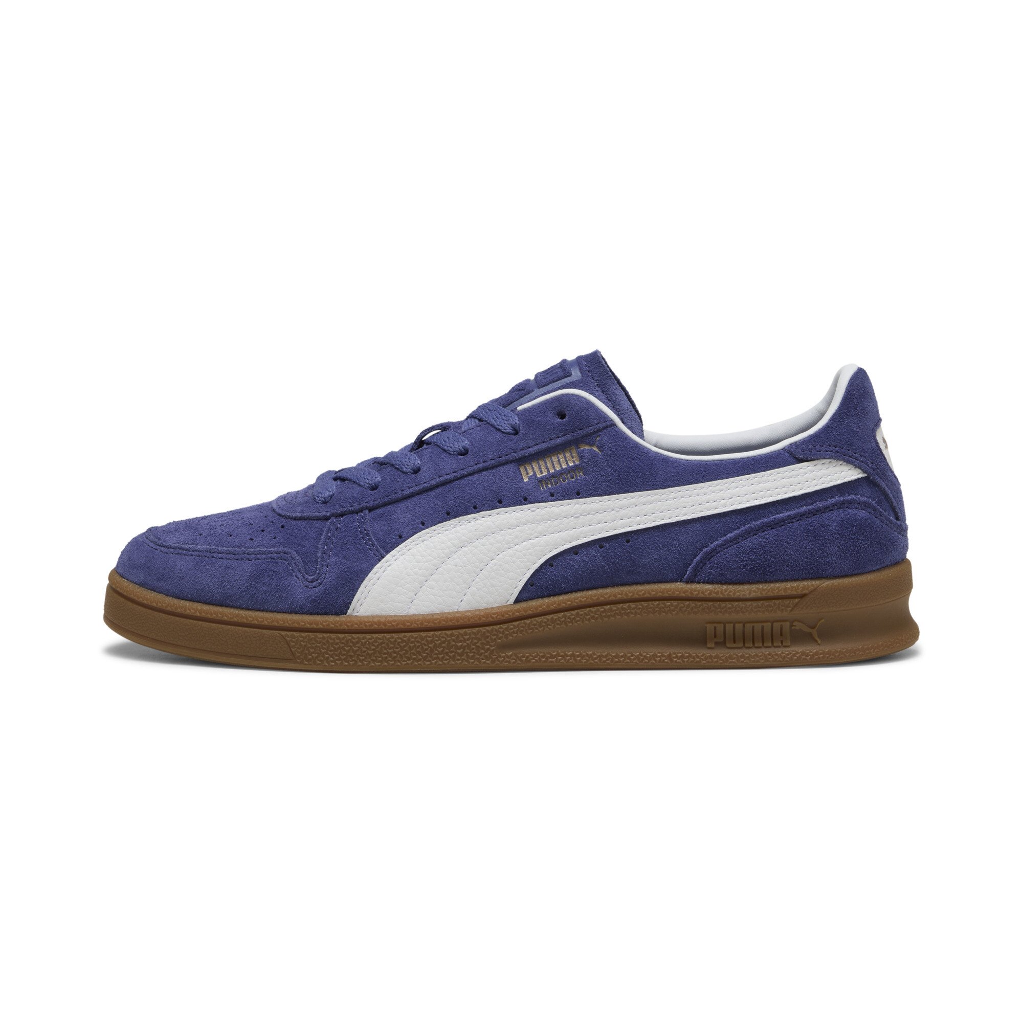 Shop Puma Indoor Soft Sneakers In Blue