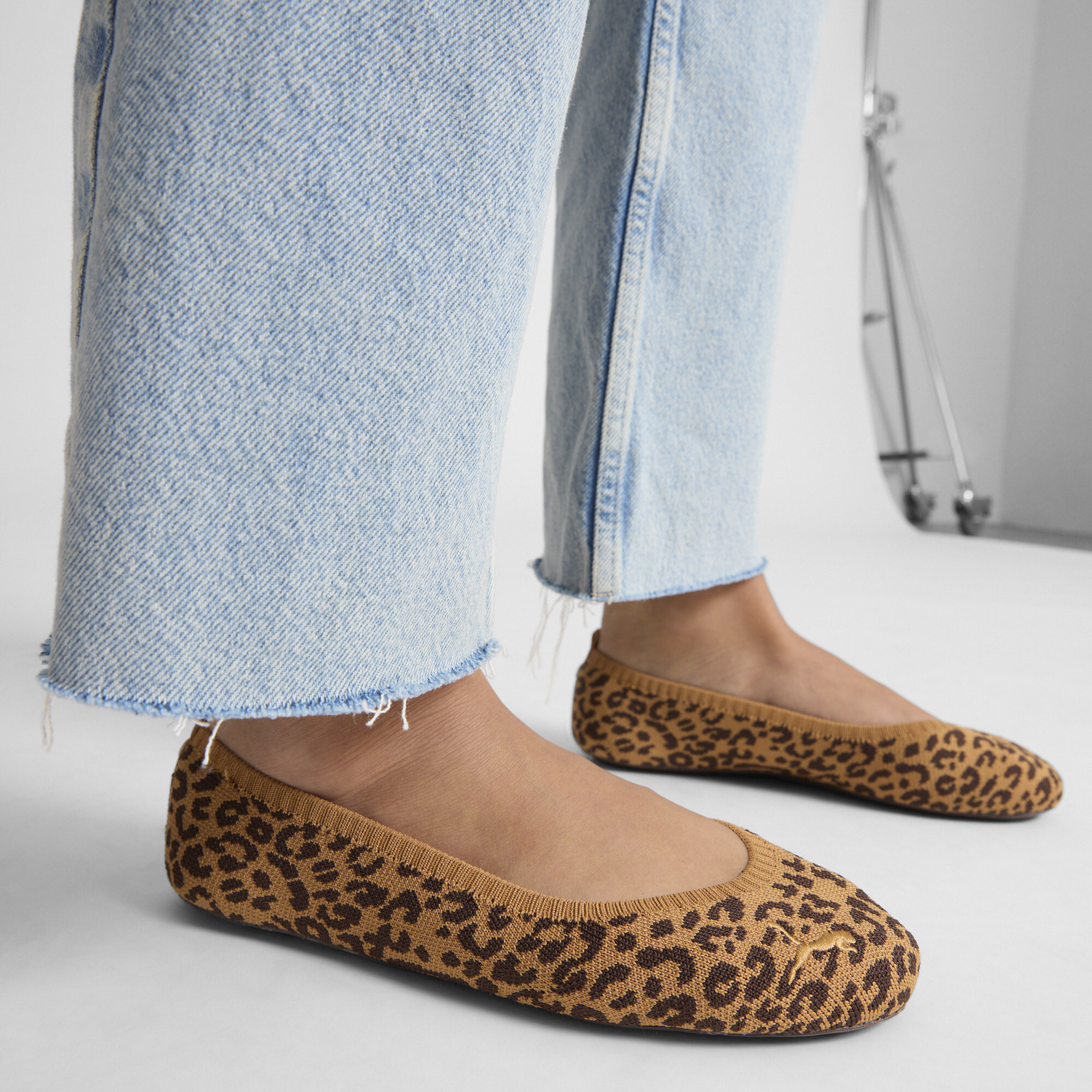 PUMA Iliana Luipaard ballerina's voor Dames, Maat 36 thumbnail 8