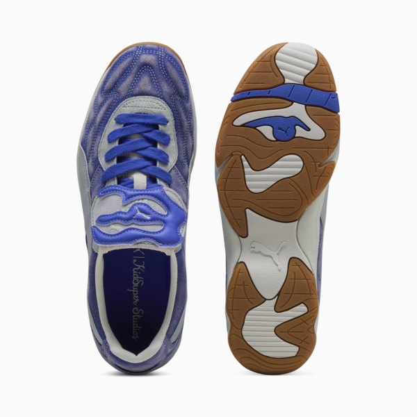 PUMA x KIDSUPER King Indoor Sneakers Unisex, Dart Blue-Gray Fog, large-ZAF
