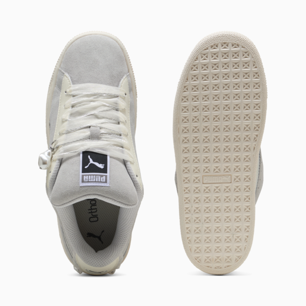 Tenis Suede XL Glam Athletics para mujer, Feather Gray-Warm White, large-MEX