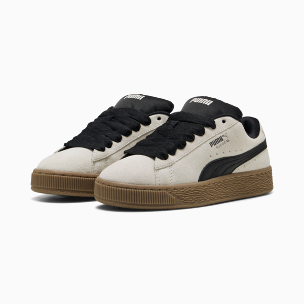 Tenis Suede XL Quiet Lux para mujer, Vapor Gray-PUMA Black-Gum, large-MEX