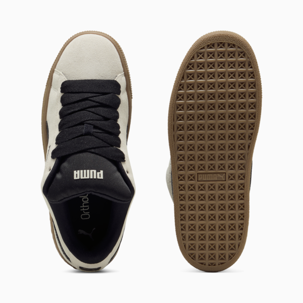 Tenis Suede XL Quiet Lux para mujer, Vapor Gray-PUMA Black-Gum, large-MEX
