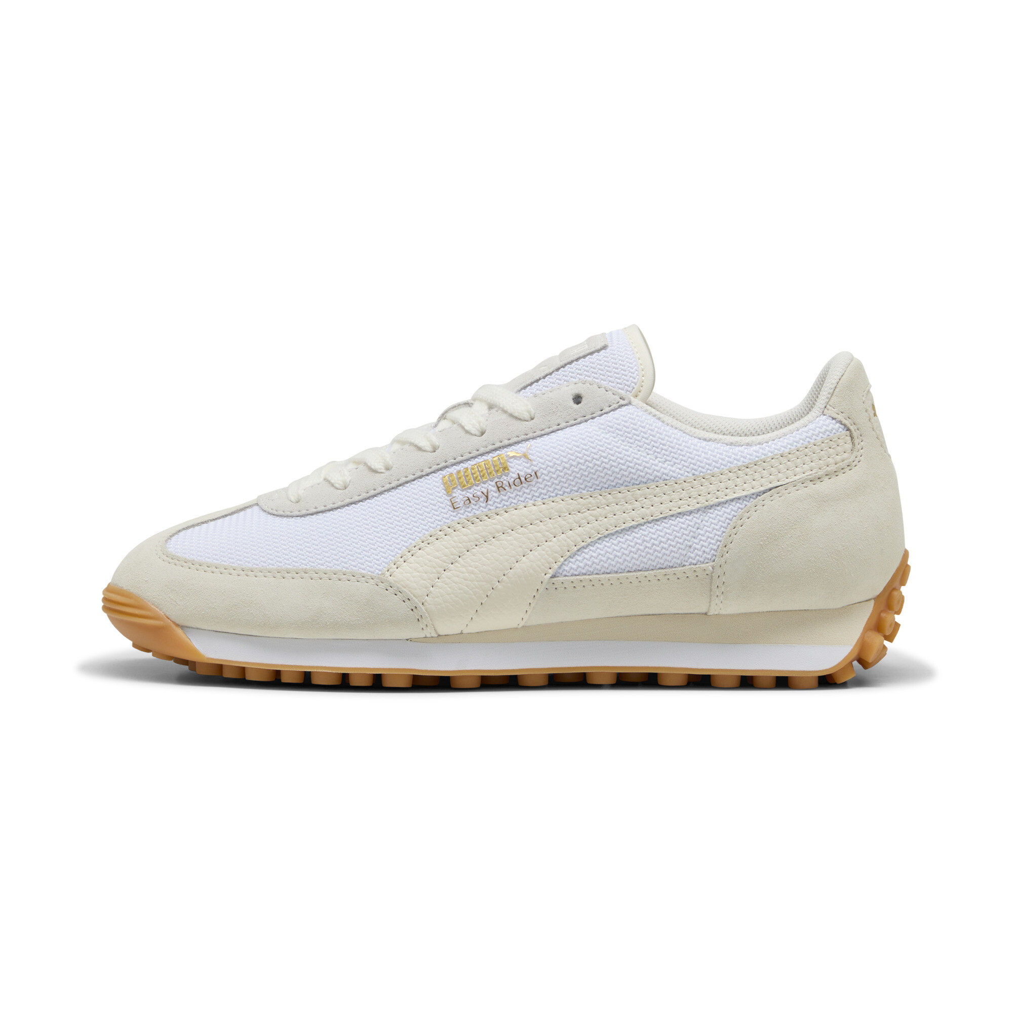 Puma Easy Rider Elevated Sneakers Unisex Schuhe | Mit Plain | White/Frosted Ivory | Größe: 44