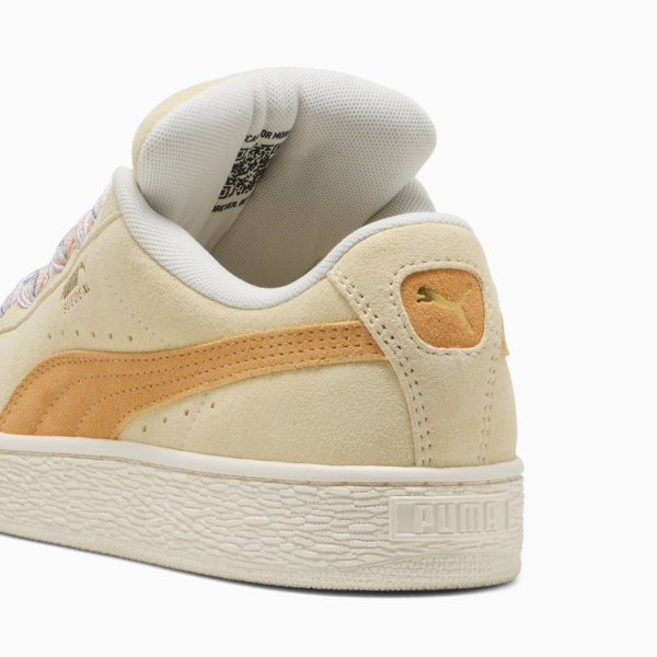 Tenis Suede XL Lace II para mujer, Creamy Vanilla-Almost Apricot, large-MEX