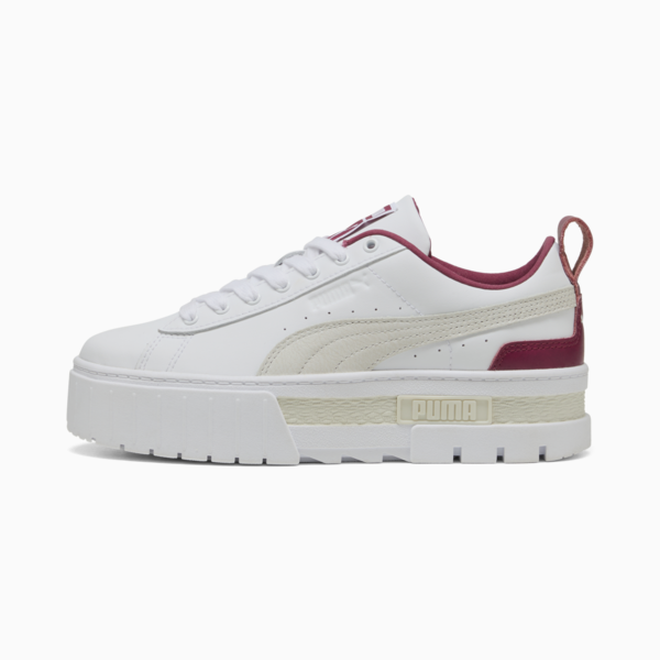 Zapatillas Mayze Lux para mujer, PUMA White-Port, large-ARG