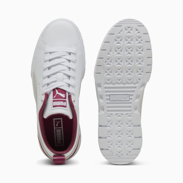 Zapatillas Mayze Lux para mujer, PUMA White-Port, large-ARG