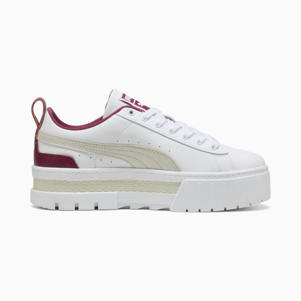 Zapatillas Mayze Lux para mujer, PUMA White-Port, large-ARG