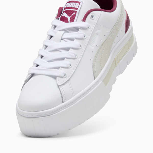 Zapatillas Mayze Lux para mujer, PUMA White-Port, large-ARG