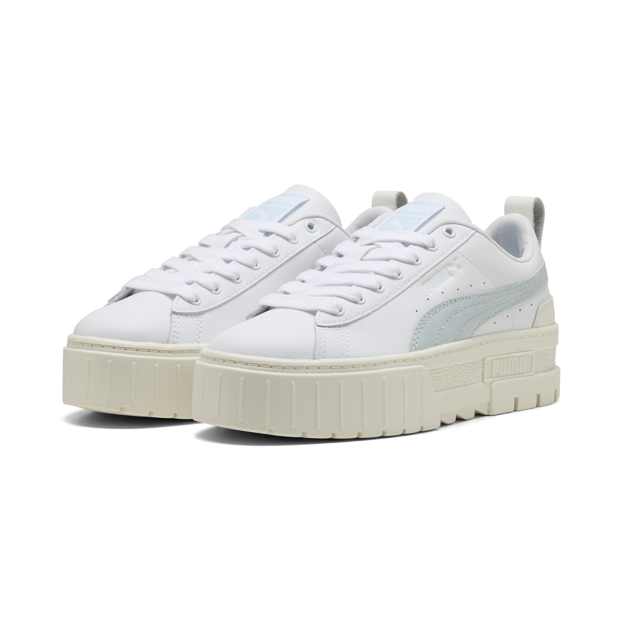 PUMA Mayze Lux sneakers voor Dames, Wit, Maat 37,5 thumbnail 6