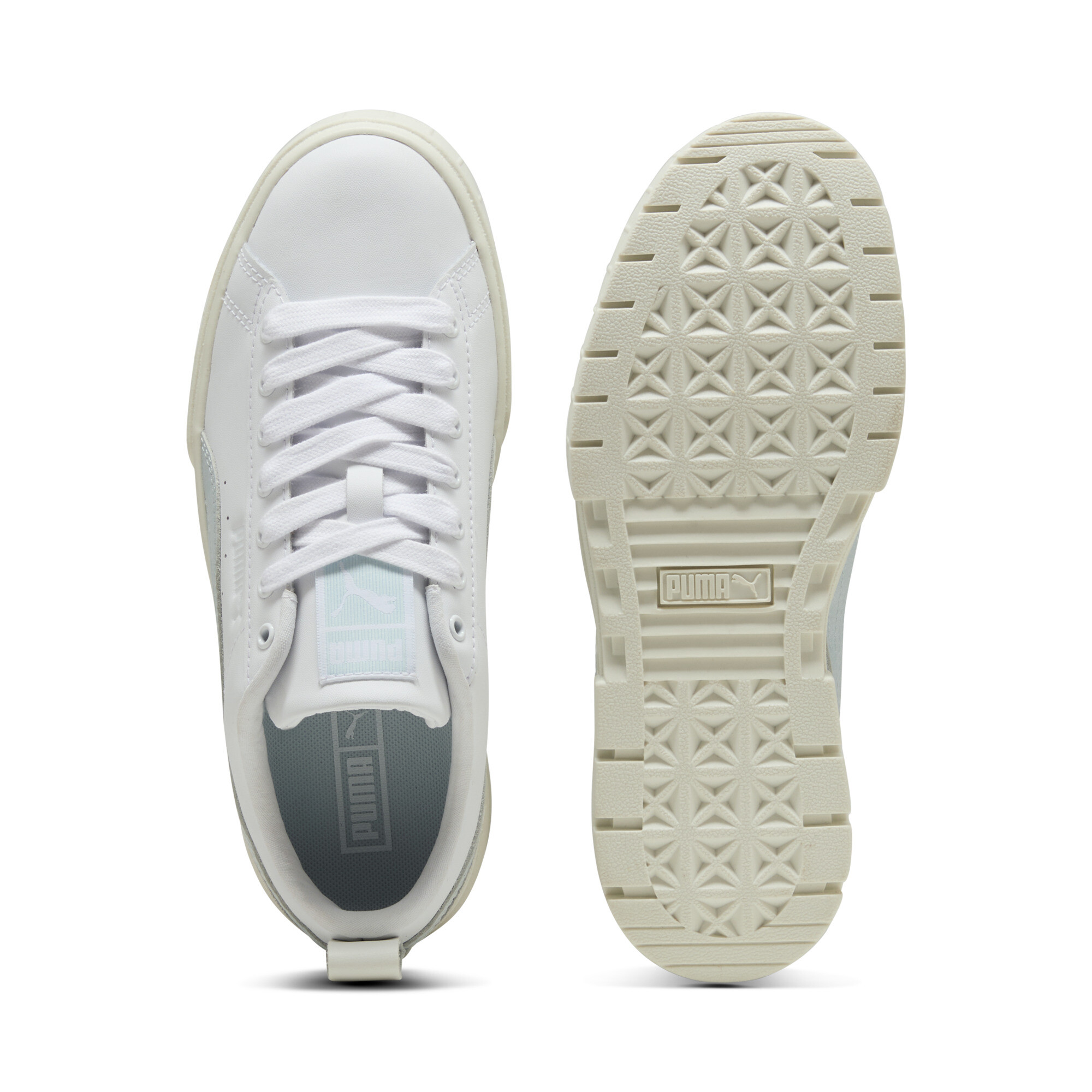 PUMA Mayze Lux sneakers voor Dames, Wit, Maat 37,5 thumbnail 4