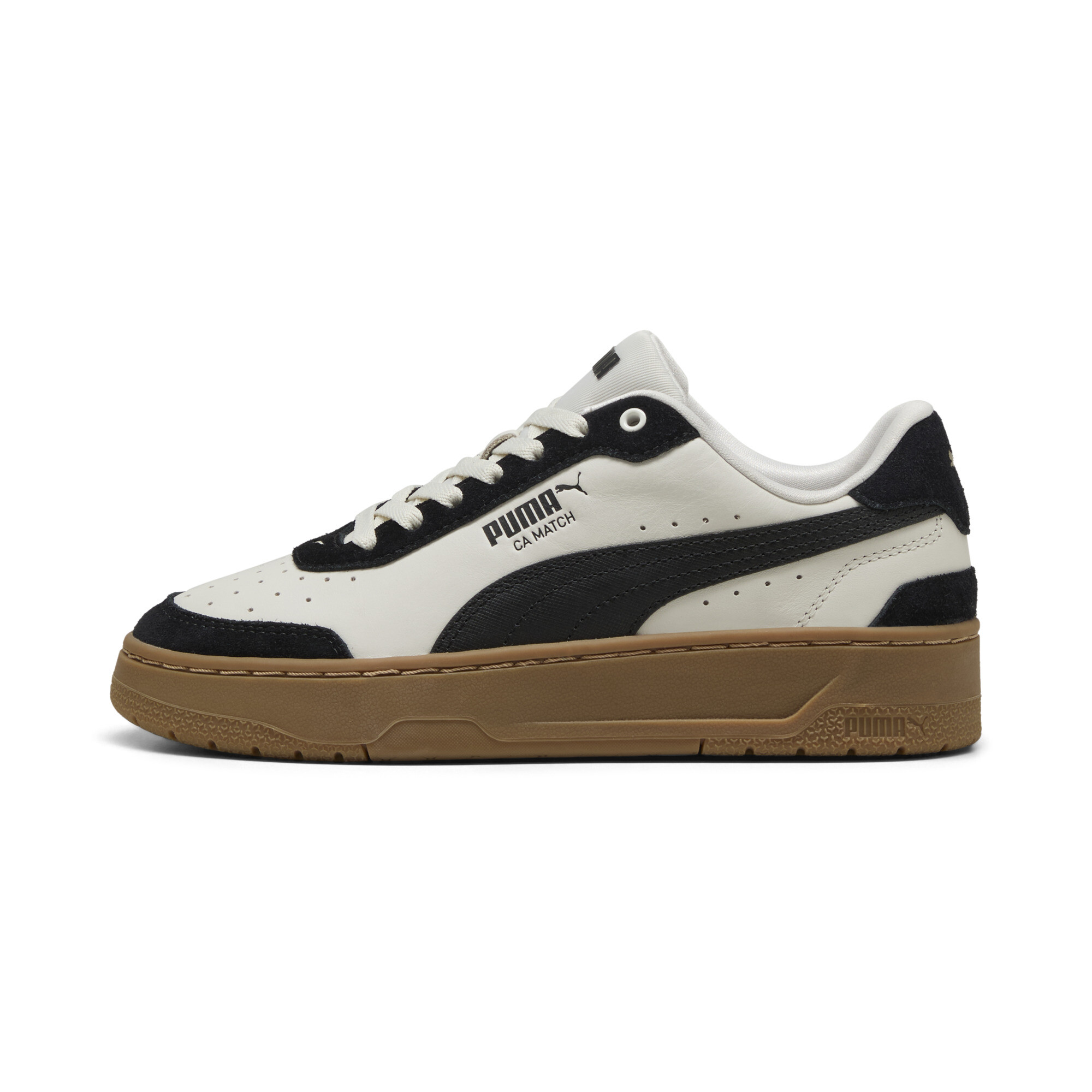 Puma CA Match Quiet Lux Sneakers Damen Schuhe | Mit Plain | Vapor Gray/Black/Gum | Größe: 35.5