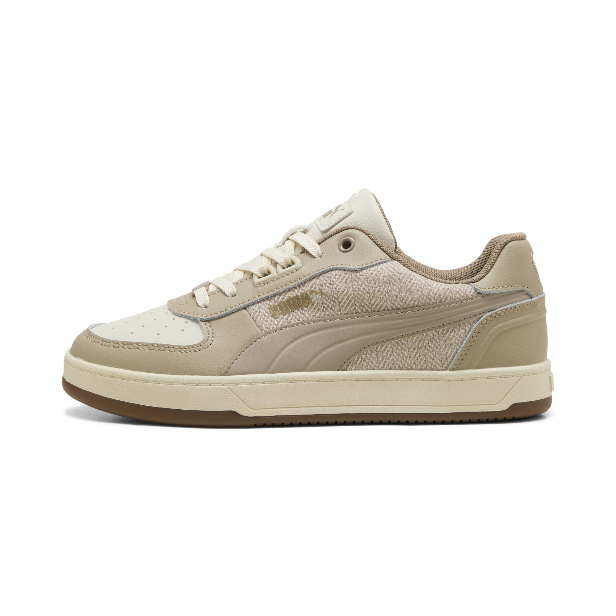 PUMA Caven 2.0 Lux Suede Novelty Sneakers in White, Size 7.5