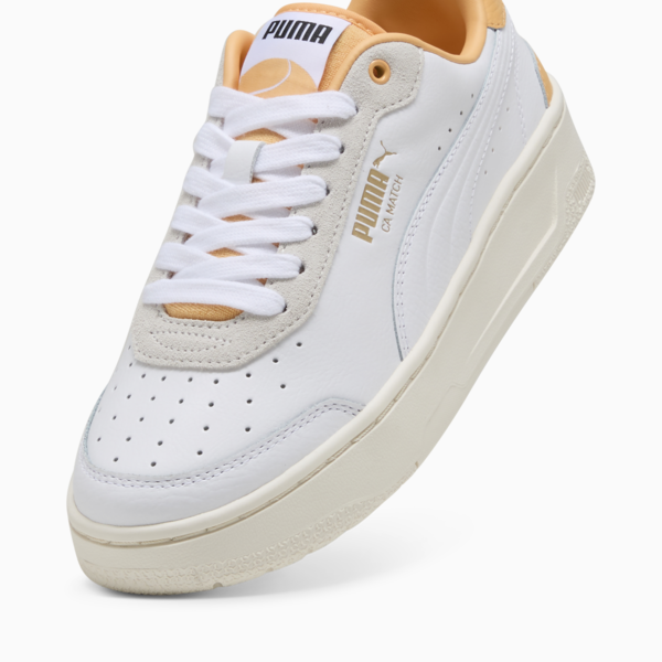 Zapatillas CA Match Court para mujer, PUMA White-Almost Apricot, large-ARG