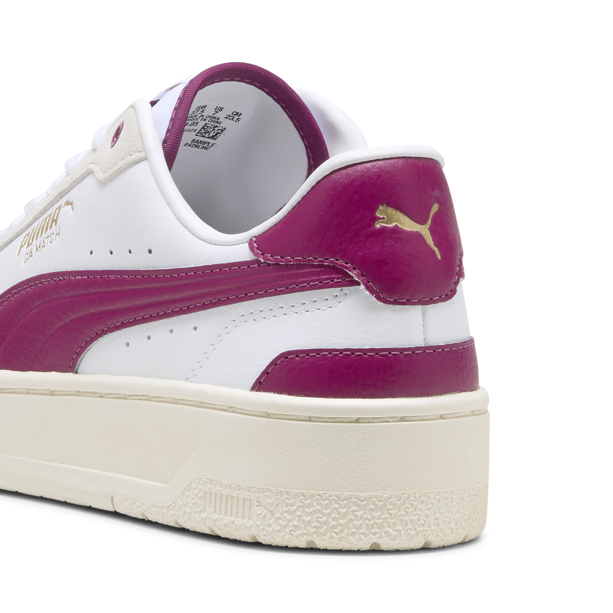 PUMA CA Match Court sneakers voor Dames, Wit, Maat 42 thumbnail 5