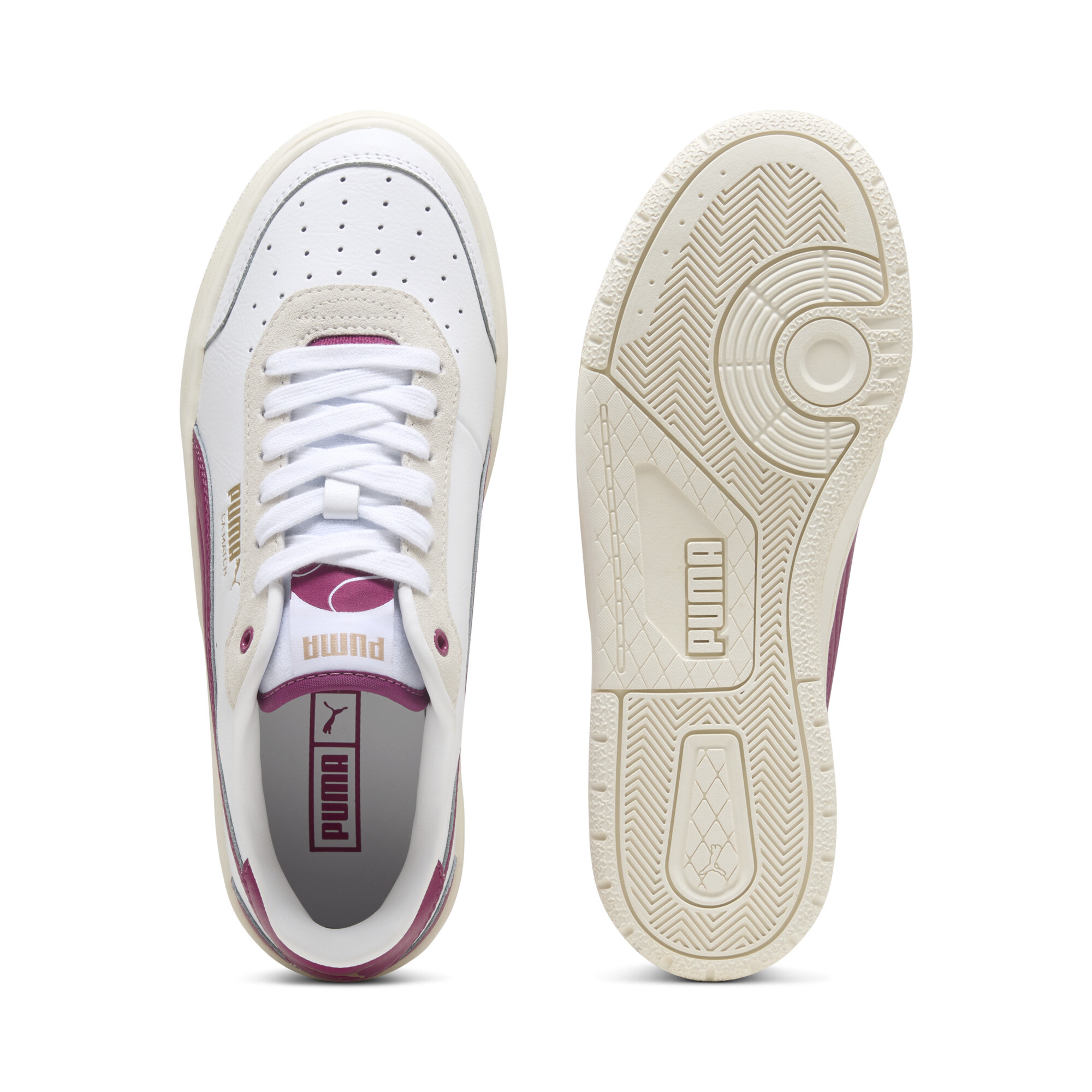 PUMA CA Match Court sneakers voor Dames, Wit, Maat 42 thumbnail 4