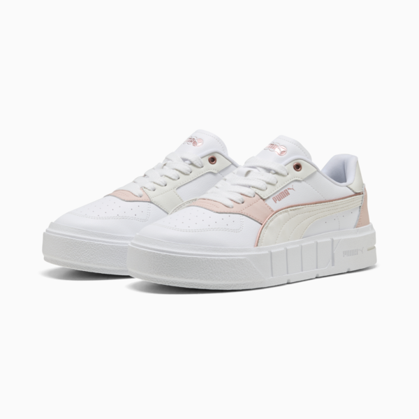 Cali Court Luxe Sneakers Women, PUMA White-Frosted Ivory, large-MEX
