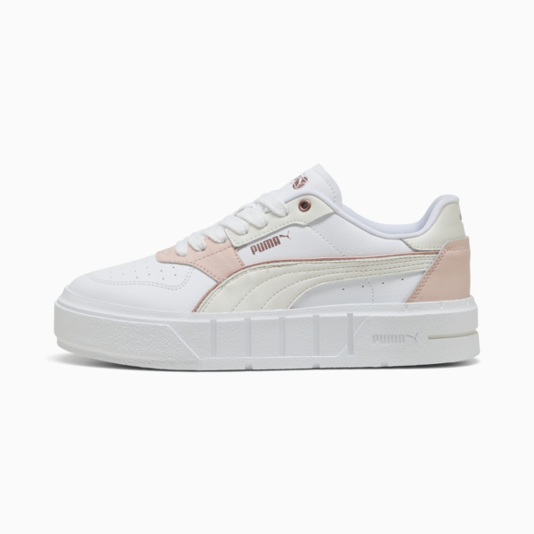Cali Court Luxe Sneakers Women, PUMA White-Frosted Ivory, large-MEX