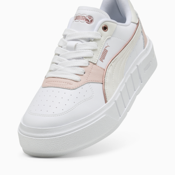 Cali Court Luxe Sneakers Women, PUMA White-Frosted Ivory, large-MEX