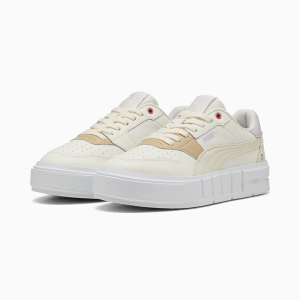Cali Court Secret Garden Sneakers Women, Warm White-PUMA White, large-MEX