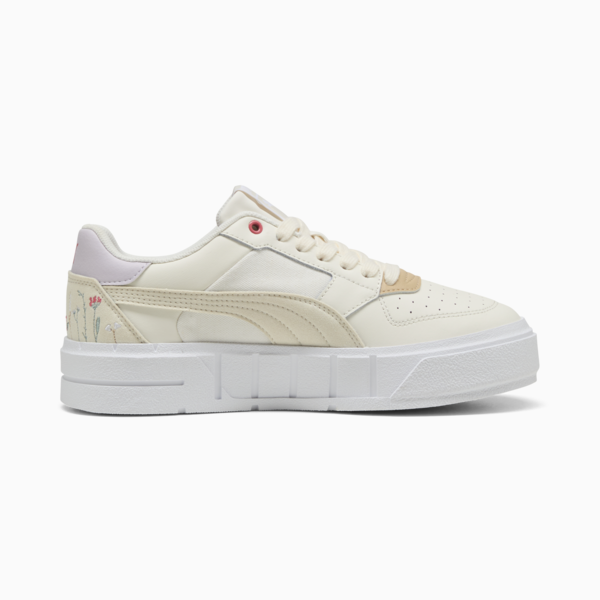 Zapatillas Cali Court Secret Garden para mujer, Warm White-PUMA White, large-ARG