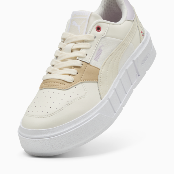 Zapatillas Cali Court Secret Garden para mujer, Warm White-PUMA White, large-ARG