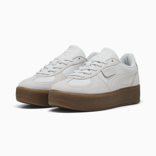 Tenis Palermo Elevata Premium para mujer, Feather Gray-Haute Coffee, large-MEX