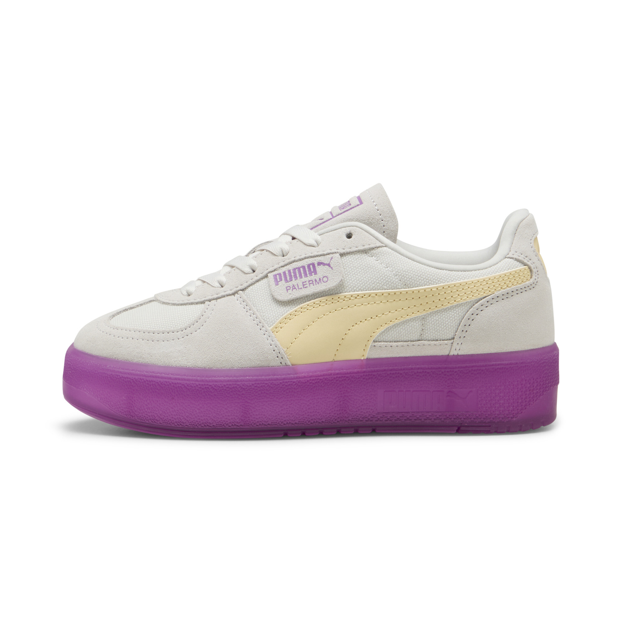 Puma Palermo Elevata Xtra Sneakers Damen Schuhe | Mit Colorful | Vapor Gray/Wild Berry | Größe: 39