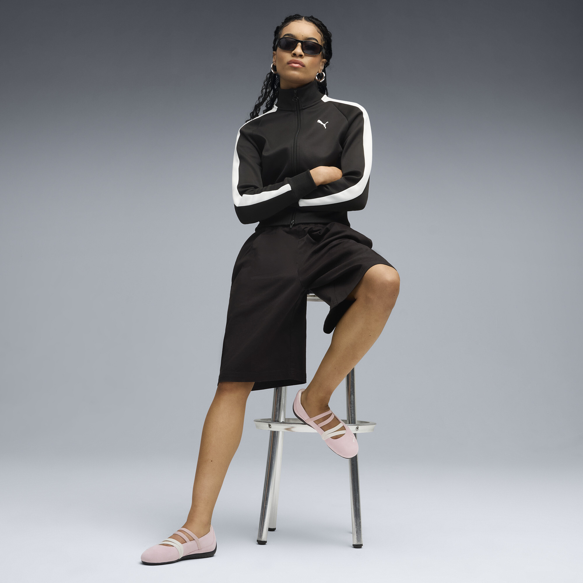 PUMA Speedcat Suede ballerina's voor Dames, Roze/Wit, Maat 35,5 thumbnail 7