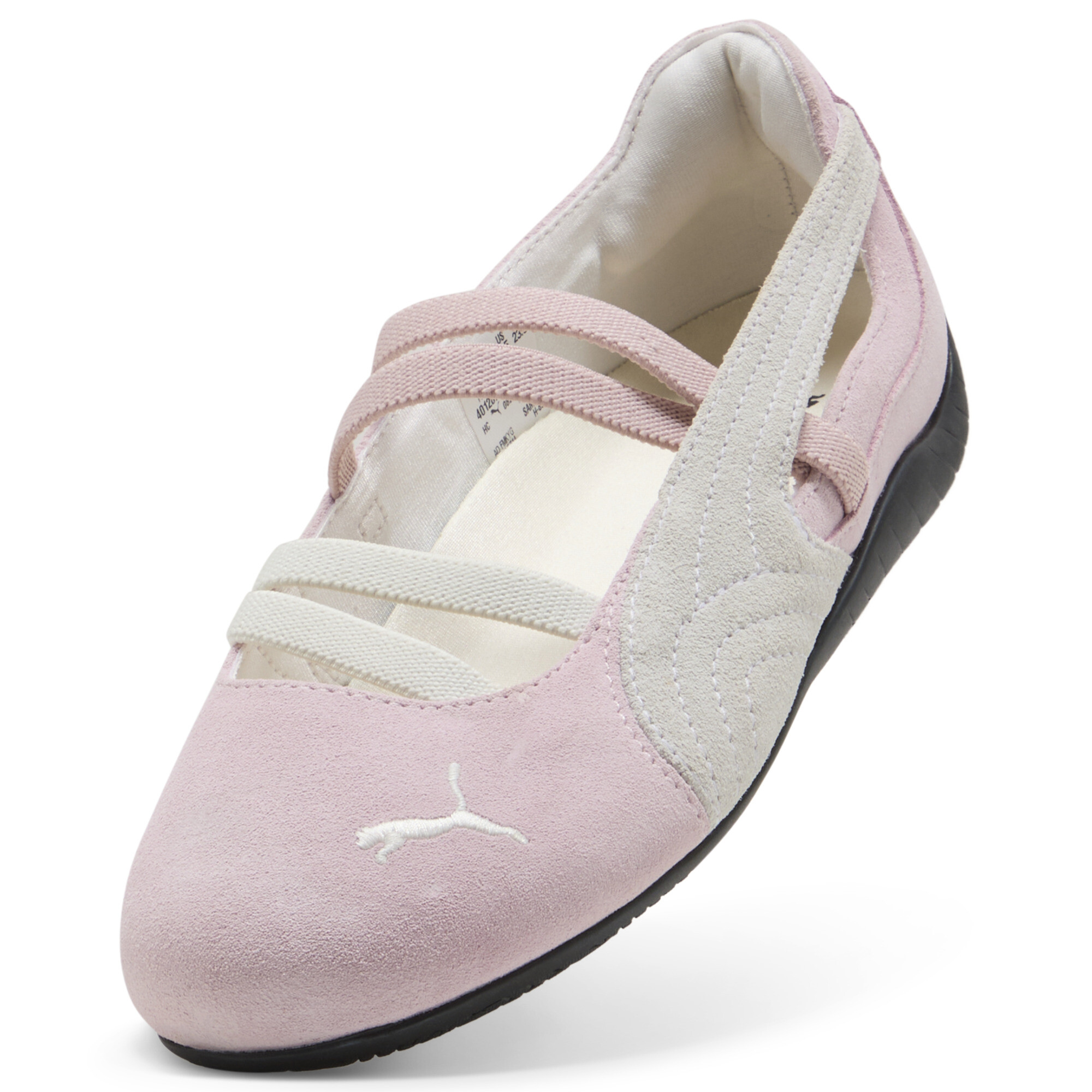 PUMA Speedcat Suede ballerina's voor Dames, Roze/Wit, Maat 35,5 thumbnail 2