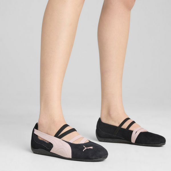 Speedcat Suede Ballet Shoes Women, PUMA Black-Mauve Mist, large-ZAF