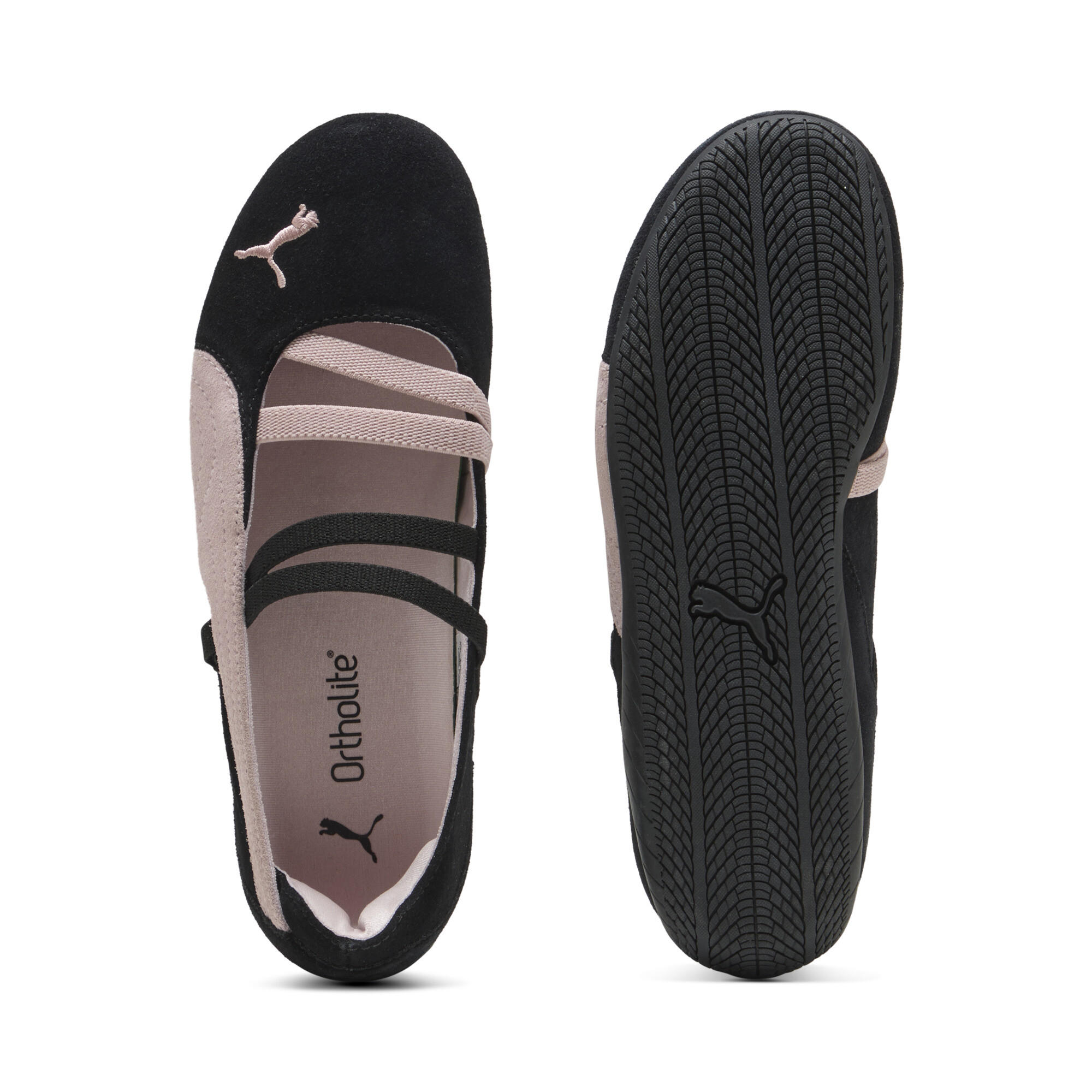 PUMA Speedcat Suede ballerina's voor Dames, Zwart, Maat 38 thumbnail 4