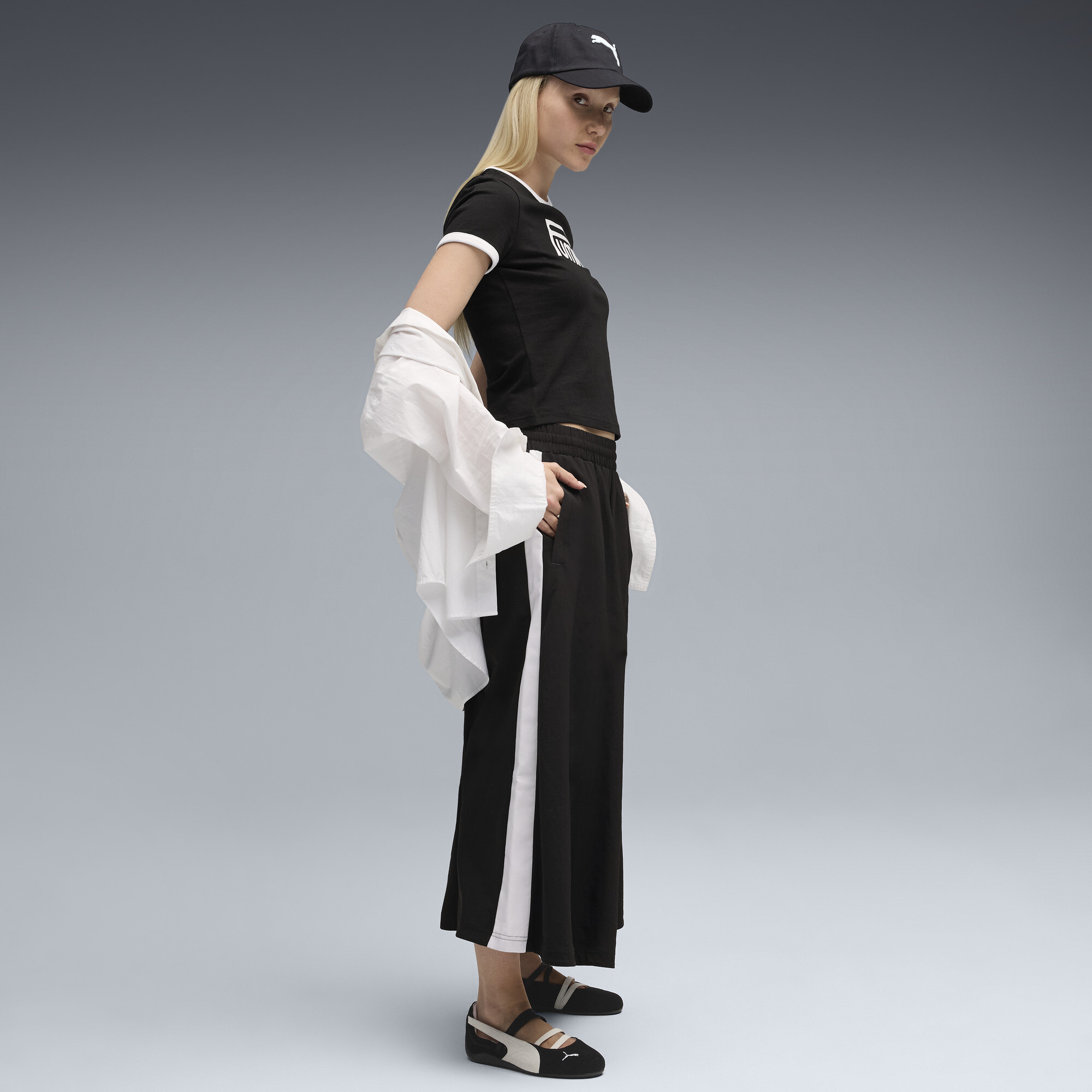 PUMA Speedcat Suede ballerina's voor Dames, Zwart/Wit, Maat 37 thumbnail 7