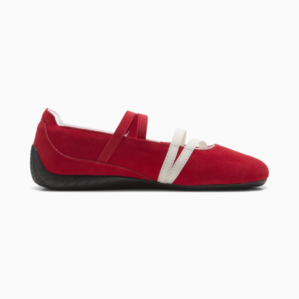 Balerinas Speedcat Gamuza para mujer, For All Time Red-PUMA White-PUMA Black, large-MEX